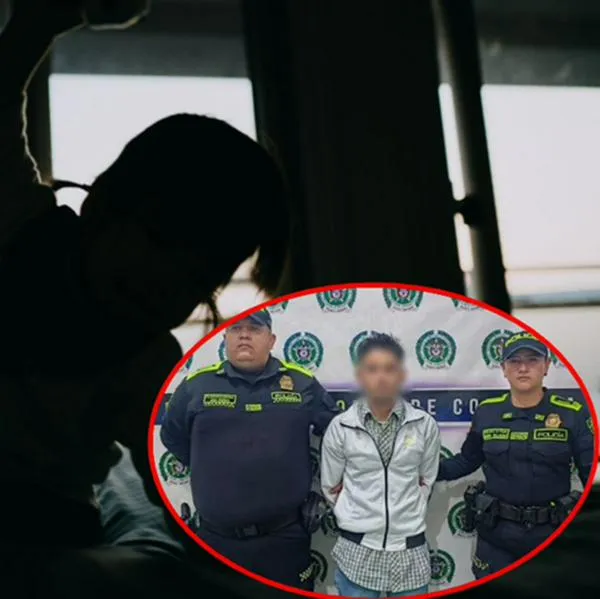 Imagen ilustrativa de vioencia contra un bebé; destacada, la imagen del señalado agresor