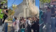 ¡Pánico en Pereira! Así se sintió el fuerte terremoto de 7,4 junto a la iglesia San José