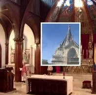 Video mostró momento exacto en el que empieza a temblar en iglesia de Manizales