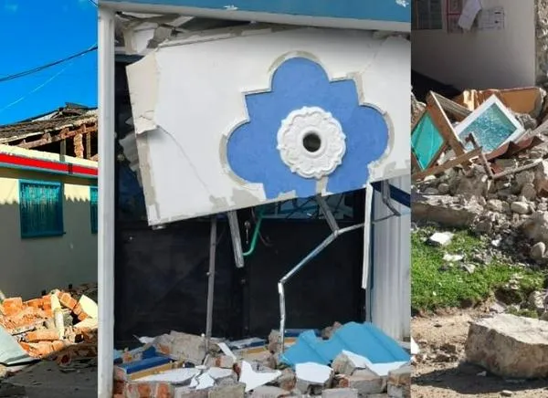 Sismo causó colapso parcial de iglesia en Roncesvalles
