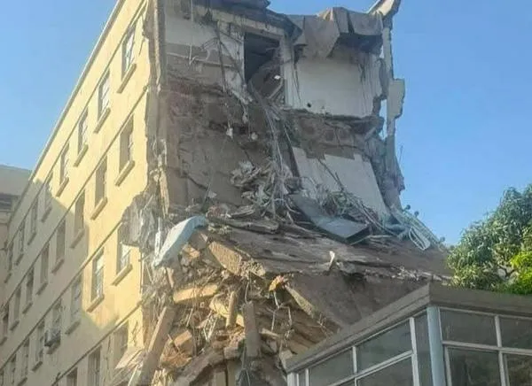 Así quedó el Hospital Universitario del Valle: hay pacientes atrapados