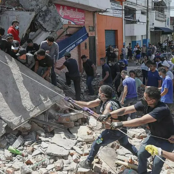 Imágenes del terremoto en Colombia