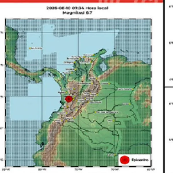 Répilcas del sismo en Colombia