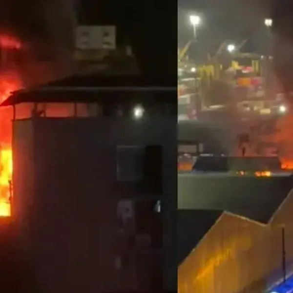 Conozca los detalles del voraz incendio registrado en el centro transitorio Marte de Buenaventura, en medio de la crisis por el sismo y colapso estructural