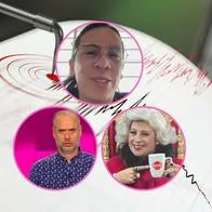 'Jeringa' (izq. YouTube de 'Jeringa) y 'Barbarita' (der. Instagram: @cecorre_humor) discutieron con Camilo Sánchez (arriba. Instagram: @dejemequieto) por terremoto en Colombia