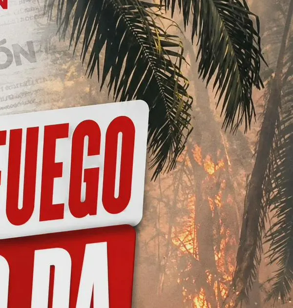 El fuego no da tregua.