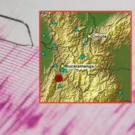 Temblor en Colombia de magnitud 3.3 en los Santos (Santander) hoy 12062026