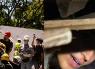 Diana fue rescatada tras estar 30 horas bajo los escombros