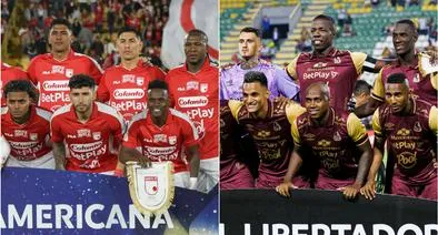 Partidos de Santa Fe y Tolima en Sudamericana y Libertadores: acá, programación