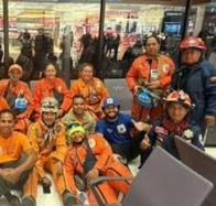 Topos Azteca llegan a Colombia para reforzar la búsqueda de sobrevivientes tras el terremoto