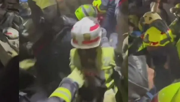 Así fue el rescate de Daniela, la mujer que sobrevivió 36 horas bajo los escombros en Pereira