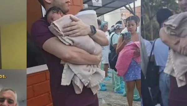 “Los cargamos y los sacamos”: pediatra salvó a 2 recién nacidos que estaban en el sexto piso de clínica durante el terremoto