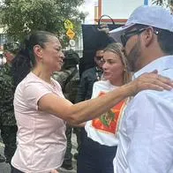 Ana Lucía Pineda, primera dama, da balance de ayudas por el terremoto Colombia