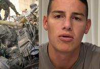 Video | James Rodríguez anuncia ayudas para damnificados por el terremoto en Colombia