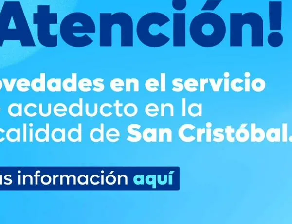 Sectores de San Cristóbal presentan suspensión del servicio de agua por daño en línea eléctrica 