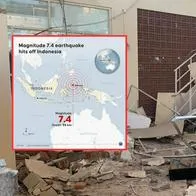 Dan a conocer primer balance de muertos y heridos tras terremoto en Indonesia