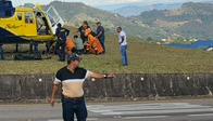 Con descargas aéreas por helicóptero, Cundinamarca controla tres incendios forestales