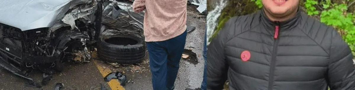Joven de Codazzi regresó de Uruguay y murió en un accidente en la vía La Paz–San Diego