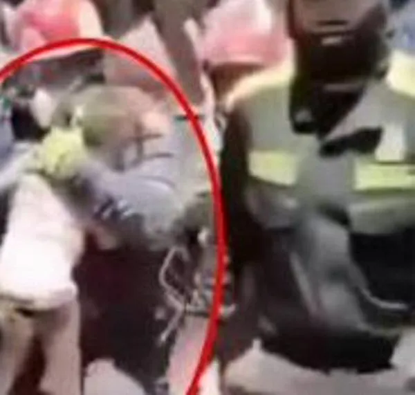 El reencuentro de Sofía con el bombero que la sacó con vida de los escombros en Cali
