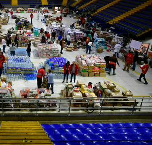 Continúan las ayudas: Palacio de los Deportes unifica la red de acopio del Distrito