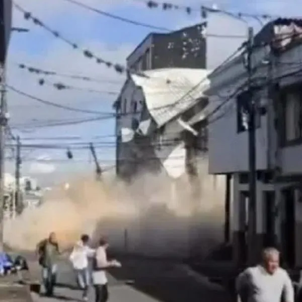 Se desplomó vivienda de tres pisos en Pereira, ocho días después del terremoto