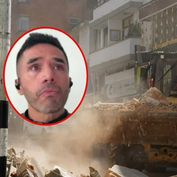 De fondo, imágenes del terremoto en Pereira; destacadao, el exfutbolista  Fabián Vargas