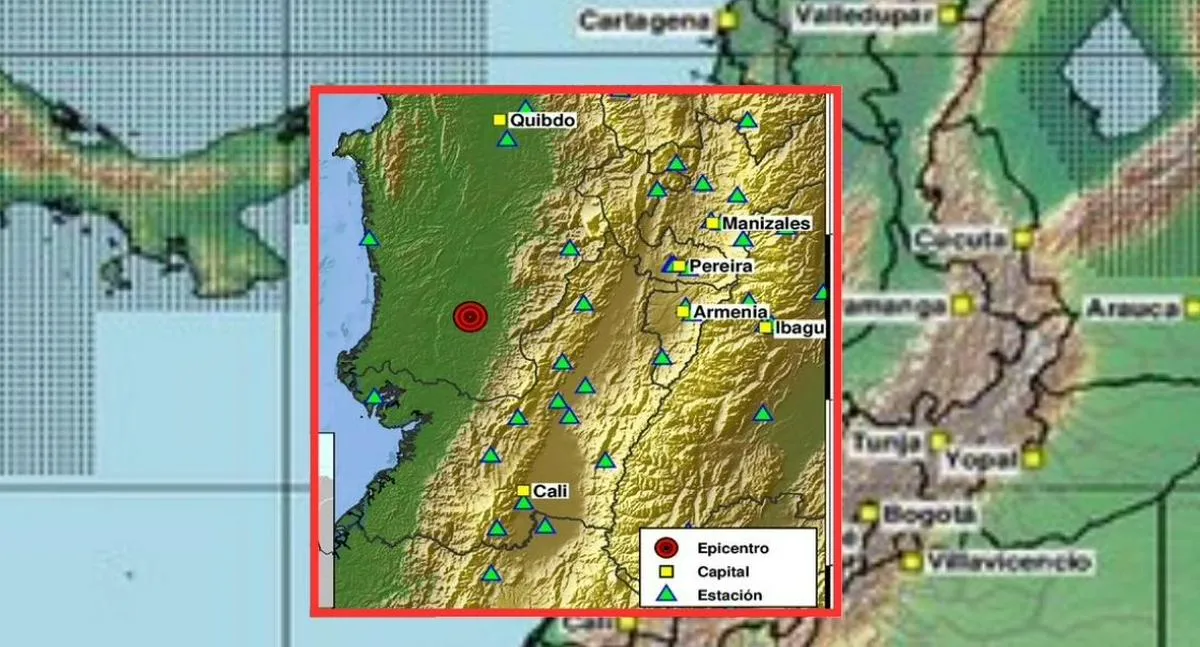 Temblor de magnitud 2.8 en Istmina (Chocó) hoy 19082026