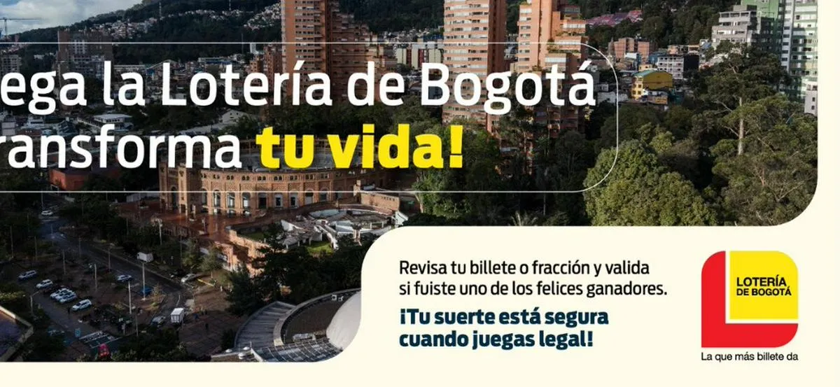 Hoy jueves 20 de agosto de 2026 juega la Lotería de Bogotá con premio mayor de $ 12.000 millones ¡Aquí más detalles!