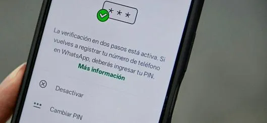 Active la verificación en dos pasos en WhatsApp y evite que le roben la cuenta 
