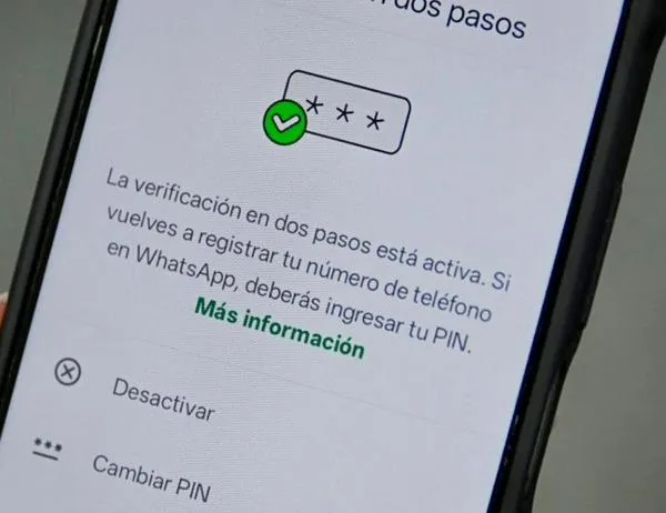 Active la verificación en dos pasos en WhatsApp y evite que le roben la cuenta 