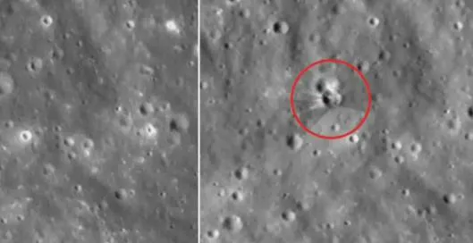 NASA muestra el cráter que se formó en la Luna tras el impacto de restos de un cohete de SpaceX