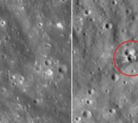 NASA muestra el cráter que se formó en la Luna tras el impacto de restos de un cohete de SpaceX
