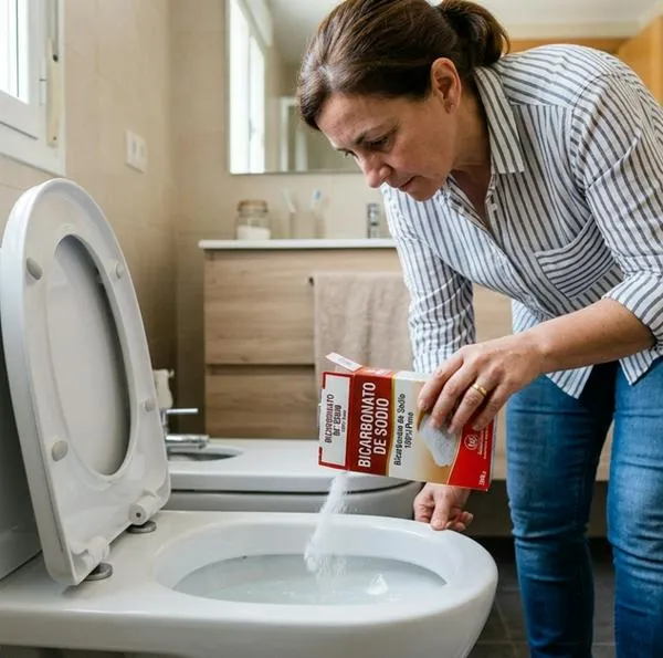 ¿Para qué sirve echar bicarbonato en el inodoro una vez por semana? Truco casero
