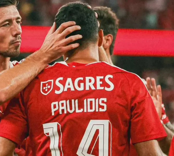 Benfica, con Richard Ríos y Jhon Durán en cancha, tomó ventaja sobre Aarhus en la Europa League