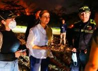 Gobernadora Matiz pide unidad ante la emergencia por incendios en Tolima