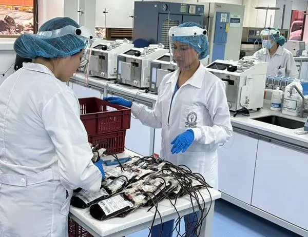 Futuros bacteriólogos de la Universidad Colegio Mayor de Cundinamarca apoyaron al Banco Distrital de Sangre ante emergencia nacional 
