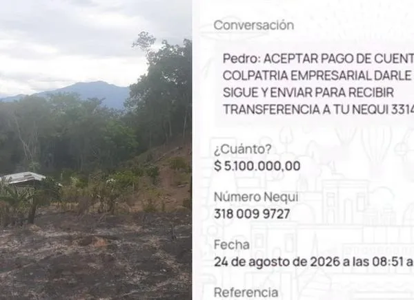 Estafaron a campesino que lo perdió todo durante incendio en el Tolima