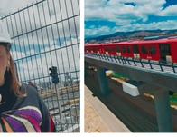 La Profe Mónica recorrió las obras del Metro de Bogotá y explicó cómo avanza el proyecto 