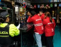 Tres establecimientos fueron suspendidos en operativo de control a licorerías en Tunjuelito 
