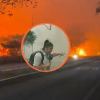 Conozca los dramáticos detalles del momento en que la periodista Maryuri Trujillo quedó rodeada por un incendio en el Tolima durante una transmisión. 