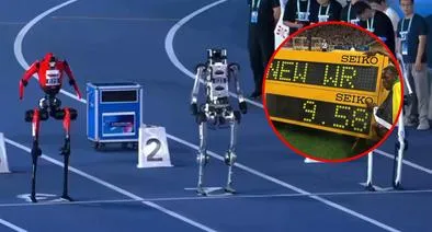 Robot corrió 100 metros más rápido que Usain Bolt, acá video: hizo 9,39 segundos