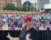 Más de 1.300 personas participaron en la Maratón de Resistencia Aeróbica de Tunjuelito, al sur de Bogotá 