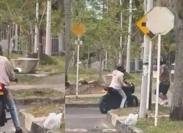 Hombres en moto atracaron a una pareja de adultos mayores en Ibagué