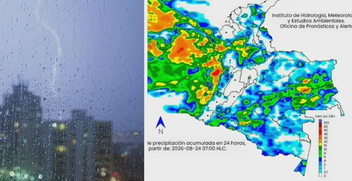 Onda tropical traerá fuertes lluvias y tormentas eléctricas, según Ideam: pronóstico de esta semana