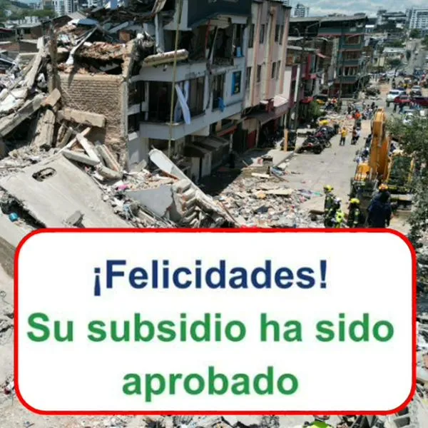 Imágenes del temblor en Colombia y de la estafa que circula en WhatsApp
