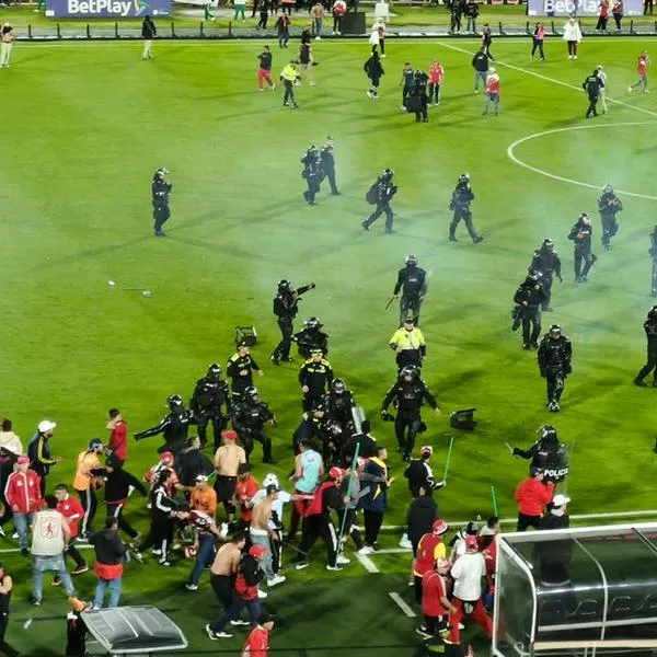Disturbios Santa Fe vs América