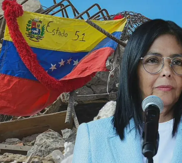 Presidenta encargada de Venezuela dice que han retirado el 28% de los escombros tras terremotos