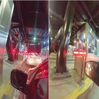 Joven se pasa peaje en autopista norte de Bogotá por exceso de cobros: video