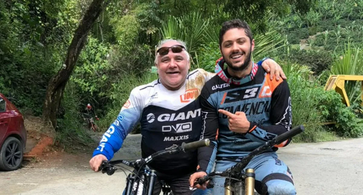 Rafael Gutiérrez y su padre
