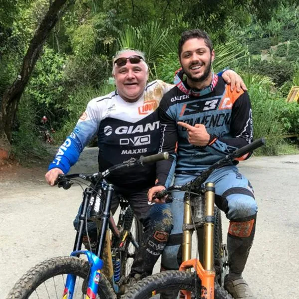 Rafael Gutiérrez y su padre